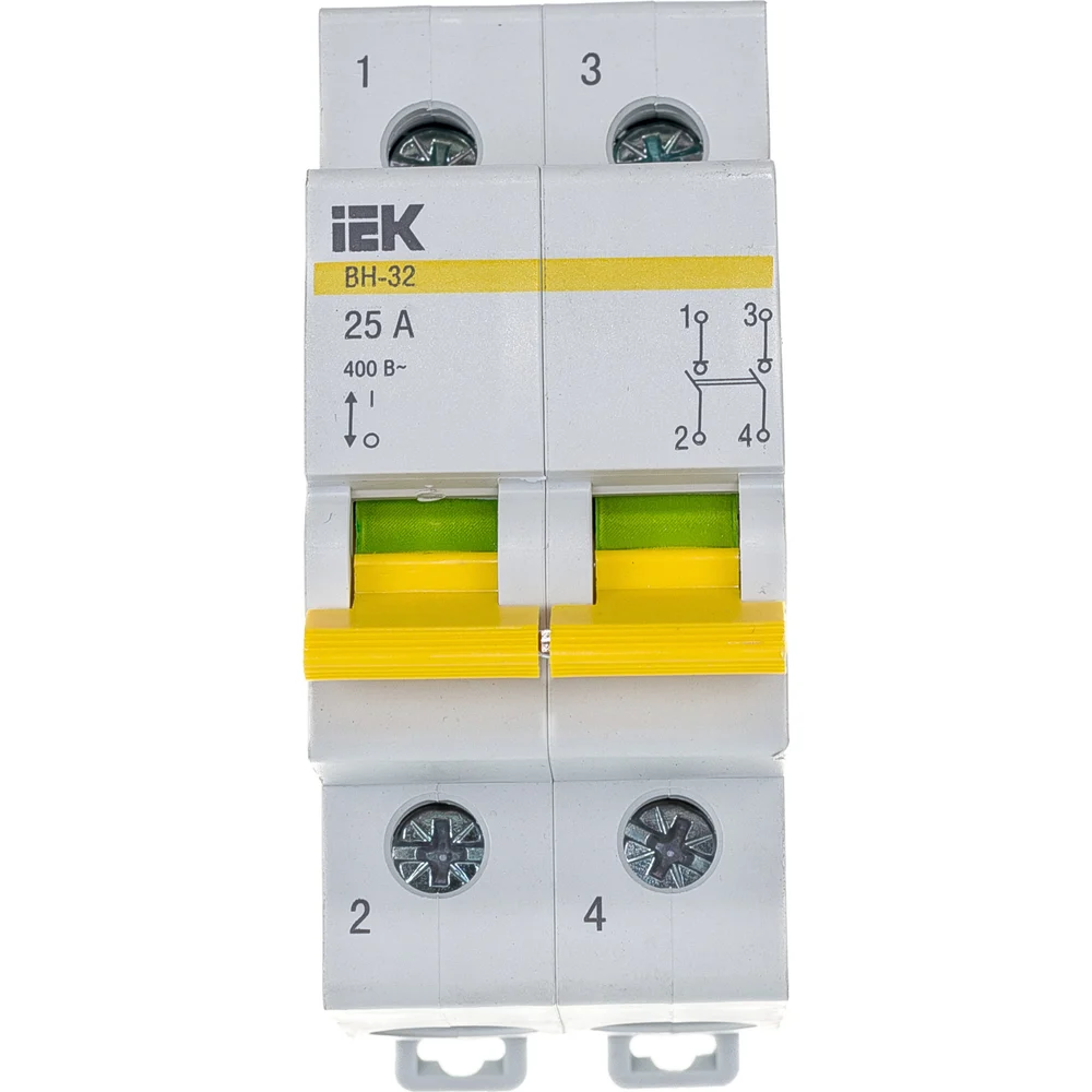 Выключатель нагрузки IEK ВН-32 25А/2П MNV10-2-025