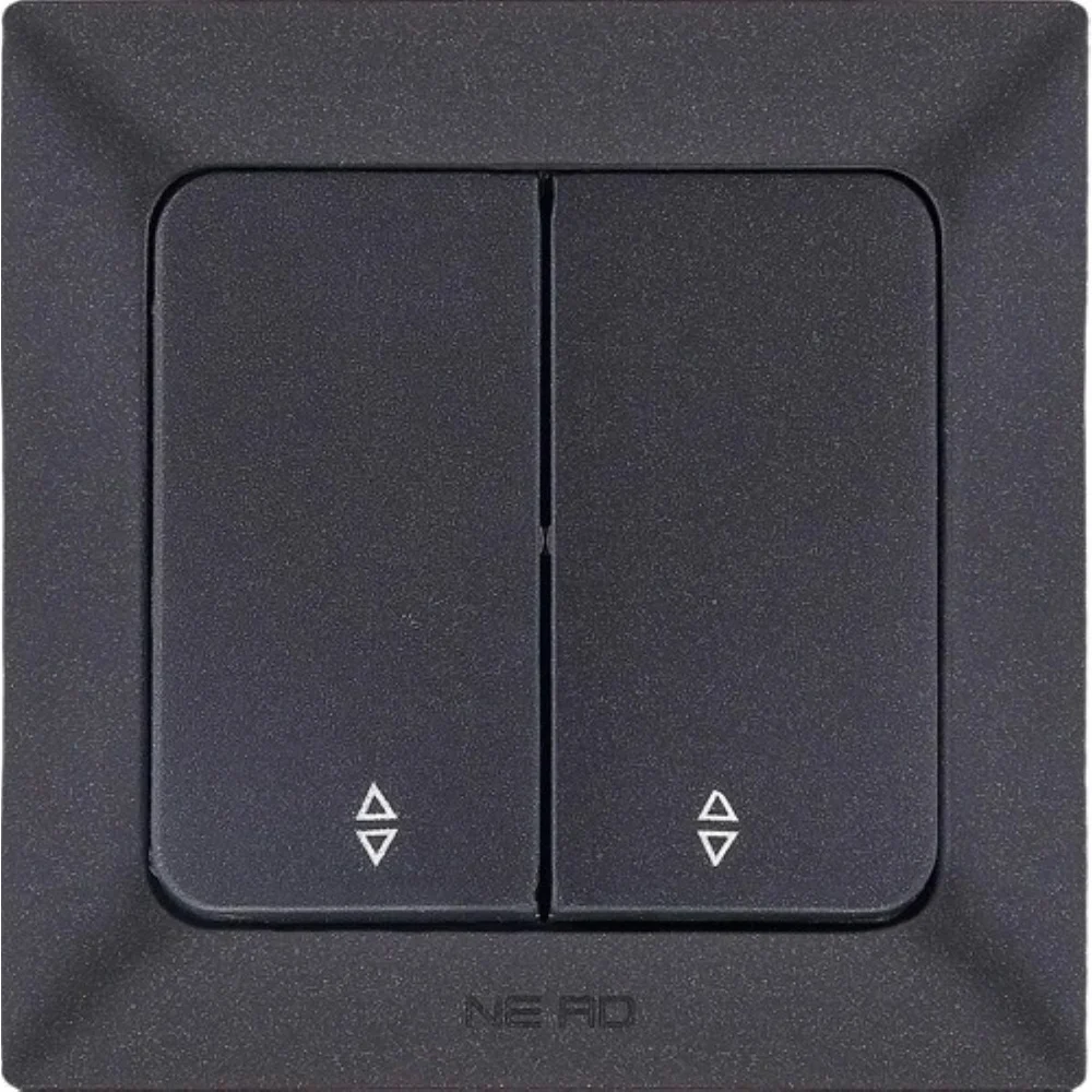 Двухклавишный проходной выключатель NE-AD Aras 93-124-52