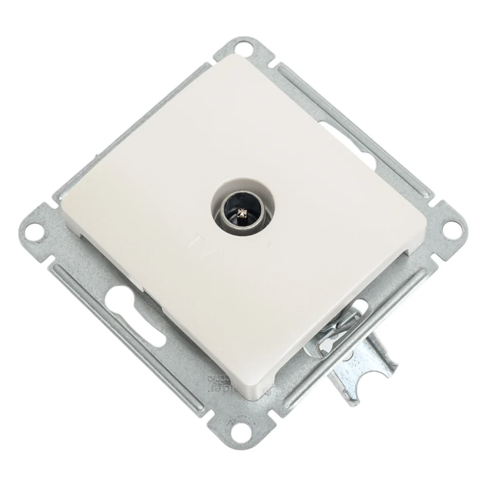 Проходная tv розетка Systeme Electric Glossa GSL000692