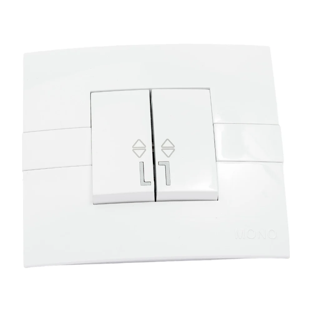 Двухклавишный выключатель MONO ELECTRIC Eco 101-010101-111
