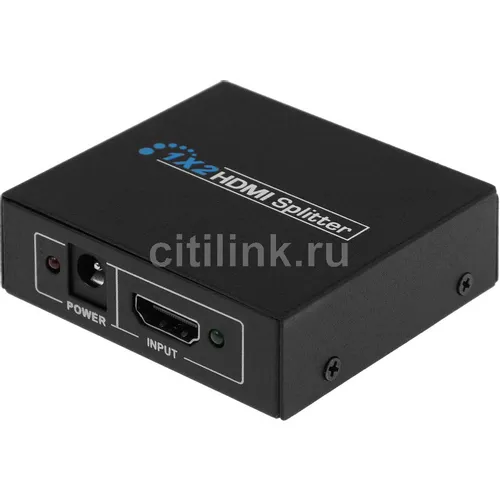 Сплиттер аудио-видео PREMIER 5-872-2, HDMI (f) - 2хHDMI (f), ver 1.4, черный