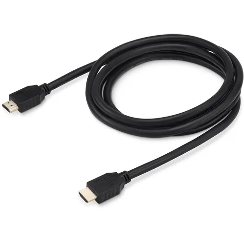 Кабель аудио-видео Buro HDMI 2.0, HDMI (m) - HDMI (m), ver 2.0, 2м, GOLD, черный [bhp hdmi 2.0]