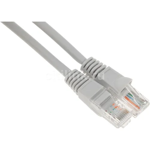 Патч-корд Buro UTP-5E-10M-G-LSZH UTP, кат.5E, 10м, 4 пары, многожильный, серый