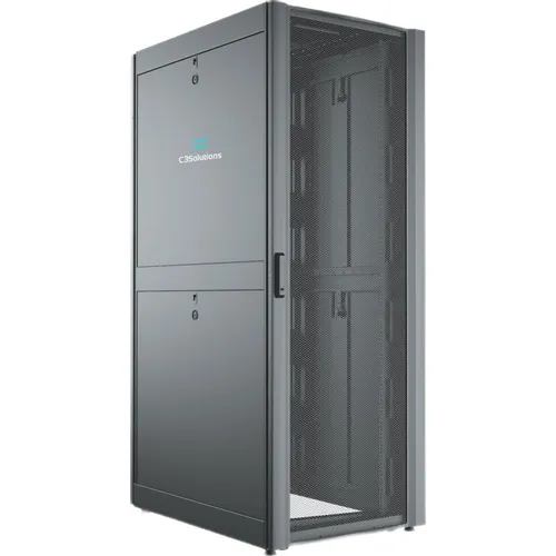 Шкаф серверный C3 SOLUTIONS C3.RF2401 напольный, перфорированная передняя дверь, 24U, 600x1182x1050 мм
