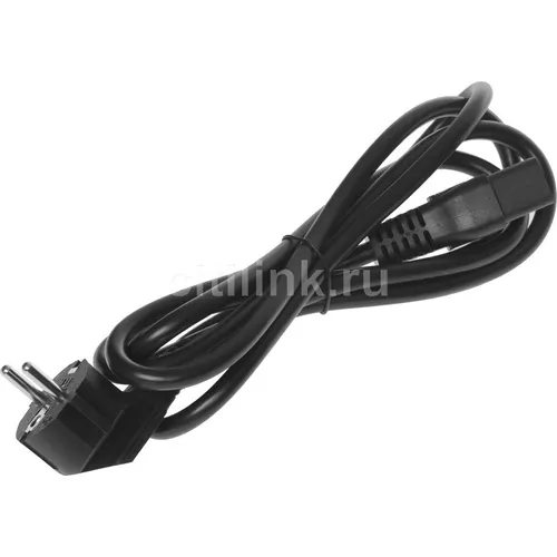 Шнур питания ITK (PC-C19D-2M) C19-Schuko проводник.:3x1.5мм2 2м 230В 16А черный