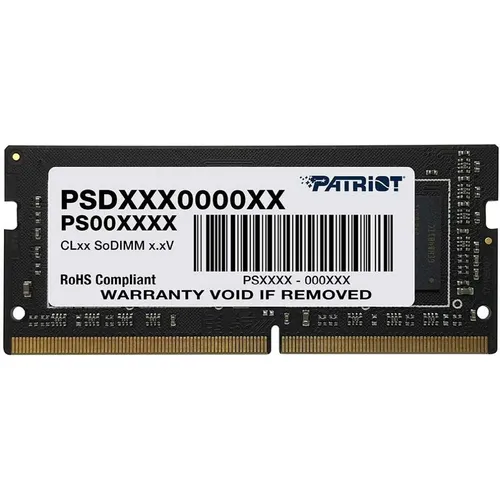 Оперативная память Patriot Signature PSD416G266681S DDR4 - 1x 16ГБ 2666МГц, для ноутбуков (SO-DIMM), Ret