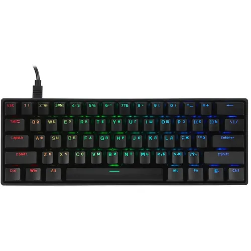 Клавиатура AKKO FUN60 Pro, проводная, USB, магнитно-механическая, черный [1746990]