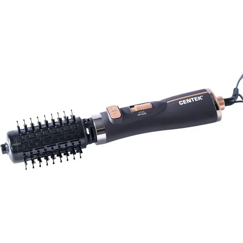 Фен-щетка CENTEK CT-2061, 1200Вт, черный и розовое золото