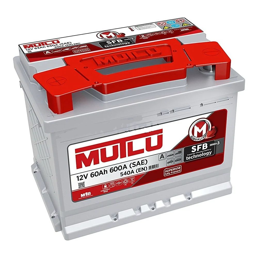 Аккумулятор Mutlu SFB M3 6СТ-60.1 L2.60.054.B