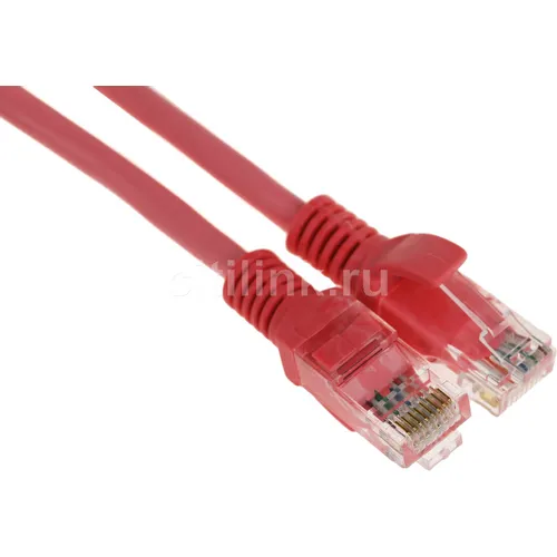 Патч-корд PREMIER PP12-0.25M/RO литой (molded), UTP, кат.5E, 0.25м, 4 пары, 26AWG, алюминий омедненный, многожильный, розовый