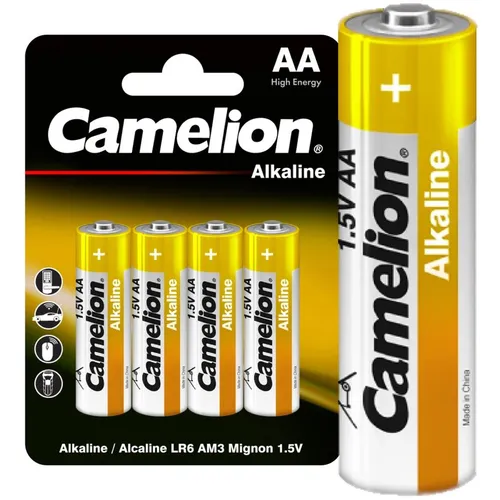 AA Батарейка CAMELION Alkaline LR6-BP4NR, 4 шт.