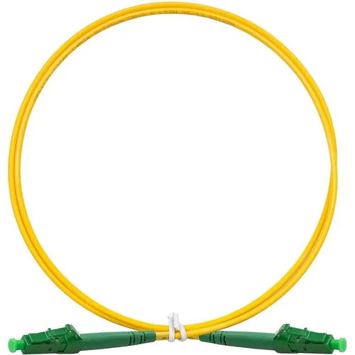 Патч-корд EXEGATE FC-S-9-LC/APC-LC/APC-1M-LSZH 1м, многожильный, желтый
