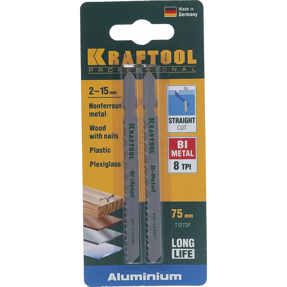 Пилки по металлу для электролобзика KRAFTOOL 159556-3