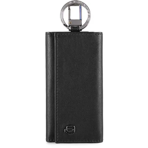 Ключница Piquadro Black Square, кожа натуральная, черный [pc1397b3/n]
