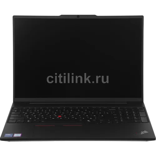 Ноутбук Lenovo ThinkPad E16 G2, 16", 2025, IPS, Intel Core Ultra 5 125U 1.3ГГц, 12-ядерный, 16ГБ DDR5, 512ГБ SSD, Intel Graphics, без операционной системы, черный [21mas04600]