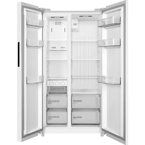 Холодильник двухкамерный Midea MDRS710FGE01 Side by Side, инверторный, белый