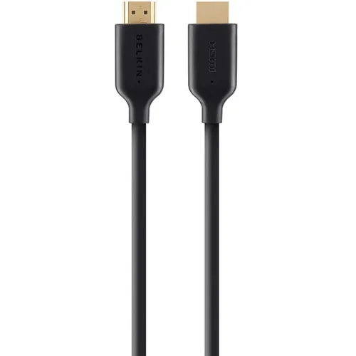 Кабель аудио-видео Belkin F3Y021bt2M, HDMI (m) - HDMI (m), ver 1.4, 2м, GOLD, черный
