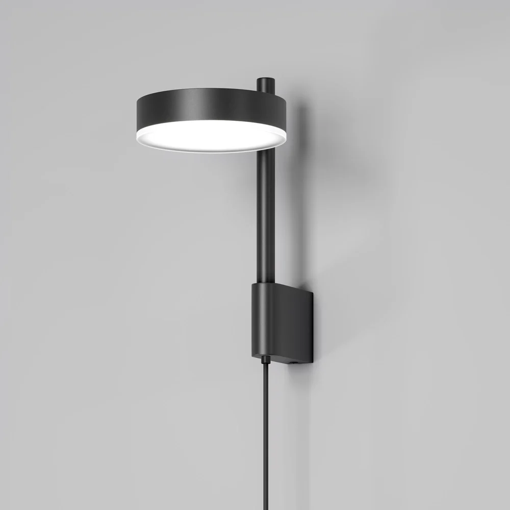 Настенный светодиодный светильник Elektrostandard tobi led 4000k (черный) 40129/led черный a064592