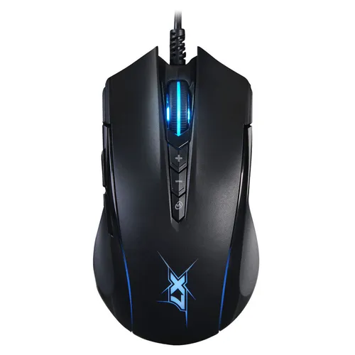 Мышь проводная A4TECH X89, игровая, оптическая, USB, 2400dpi, черный [x89 (black)]