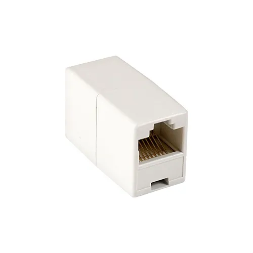 Адаптер Exegate CP45-C5 (EX292846RUS) проходной RJ45 кат.5E бронз.