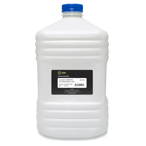 Тонер Cactus CS-TSG2-1000, для Samsung MLT-D101S/MLT-D111; Xerox 106R02773, черный, 1000грамм, флакон
