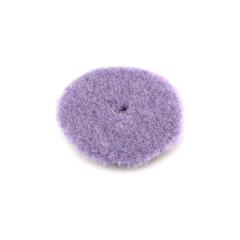 Круг полировальный Shine systems Lila Wool Pad из лилового меха SS568