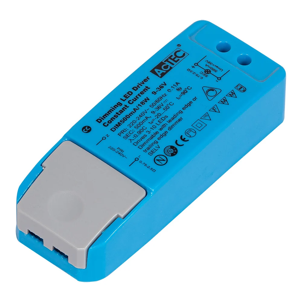 Диммируемый блок питания AcTEC DIM500mA/18W