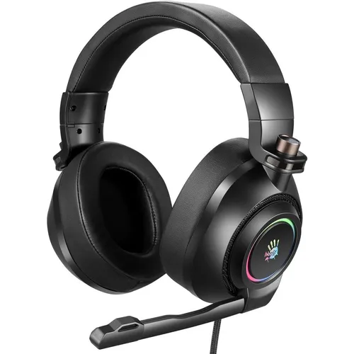 Гарнитура игровая A4TECH Bloody G580, для компьютера, мониторные, проводные, черный [g580 usb /black]