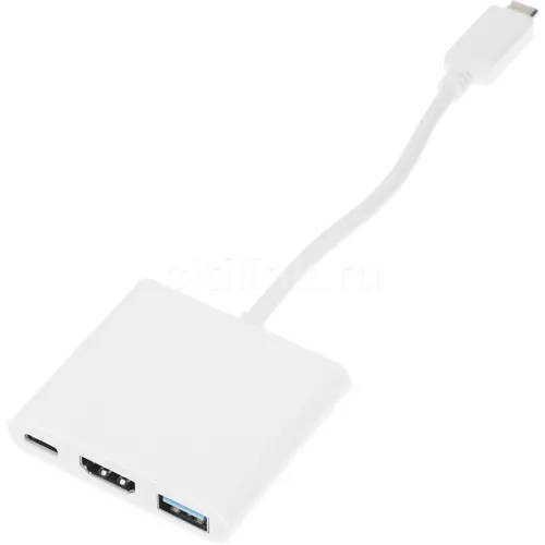 Переходник Buro USB Type-C (m) - HDMI (f), белый [bhp ret tpc-hdm]