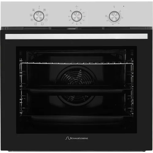 Духовой шкаф электрический SCHAUB LORENZ SLB EE6080, 79л, дверца с 2 стеклами, нержавеющая сталь