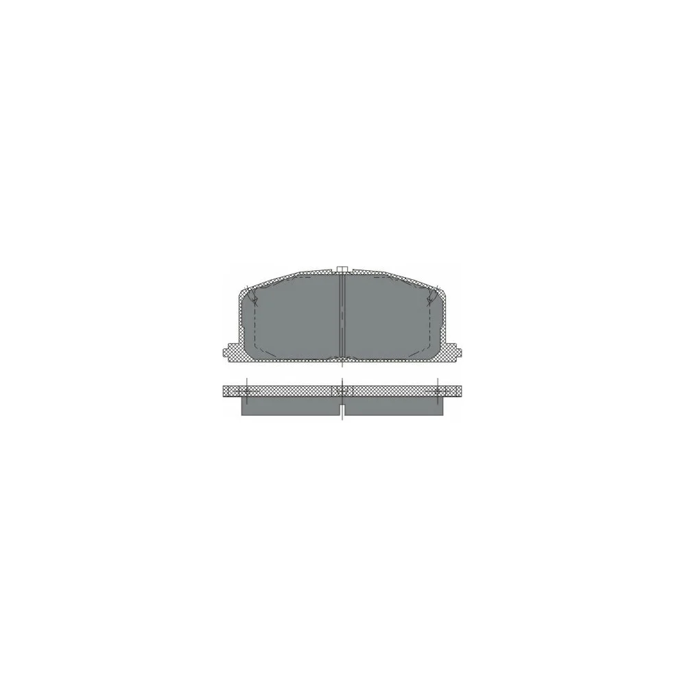 Колодки тормозные SCT SP118