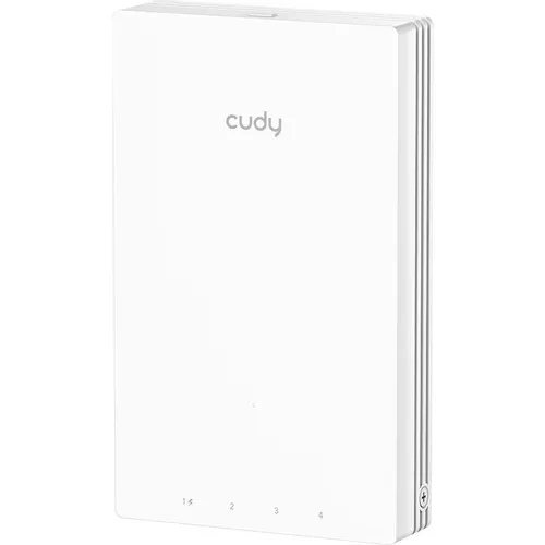 Точка доступа CUDY AP3000 Wall, AX3000, 2.4/5ГГц, 4xRJ45, белый