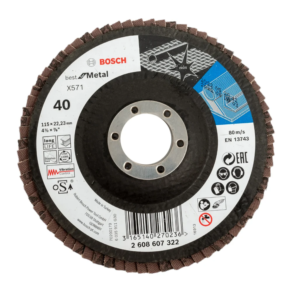 Лепестковый круг для УШМ Bosch Best for Metal 2608607322