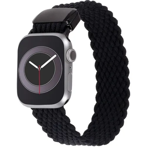Ремешок ZIBELINO APL-38-L-WMF-BLK для Apple Watch, черный [zbn-apl-38-l-wmf-blk]