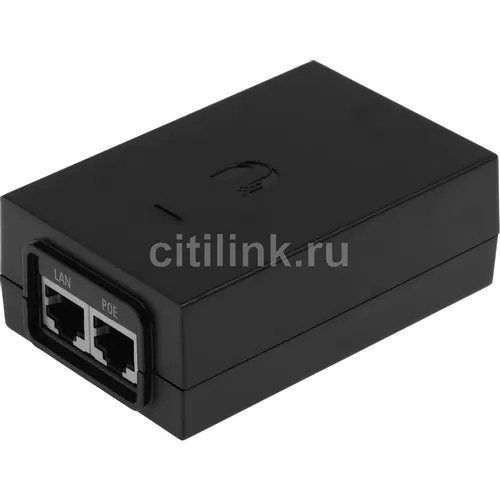 Инжектор PoE Ubiquiti POE-24-30W 10/100BASE-T 30Вт 100-240В (АС)