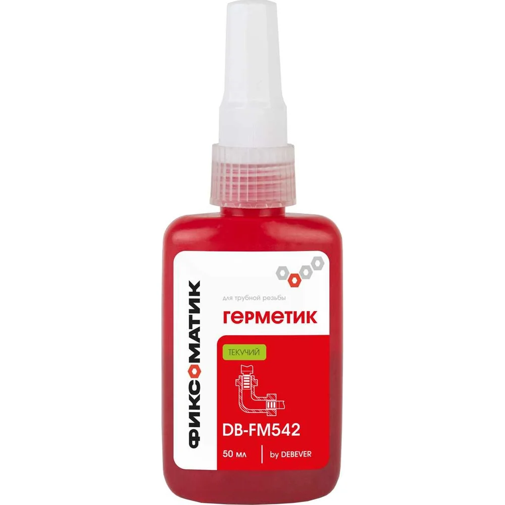 Текучий герметик трубной резьбы Debever Machining Solutions Фиксоматик DB-FM542