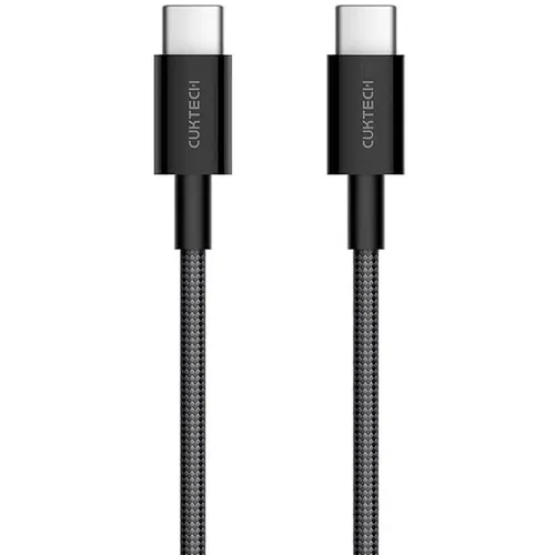 Кабель CUKTECH CTC315P, USB Type-C (m) - USB Type-C (m), 1.5м, 3A, черный
