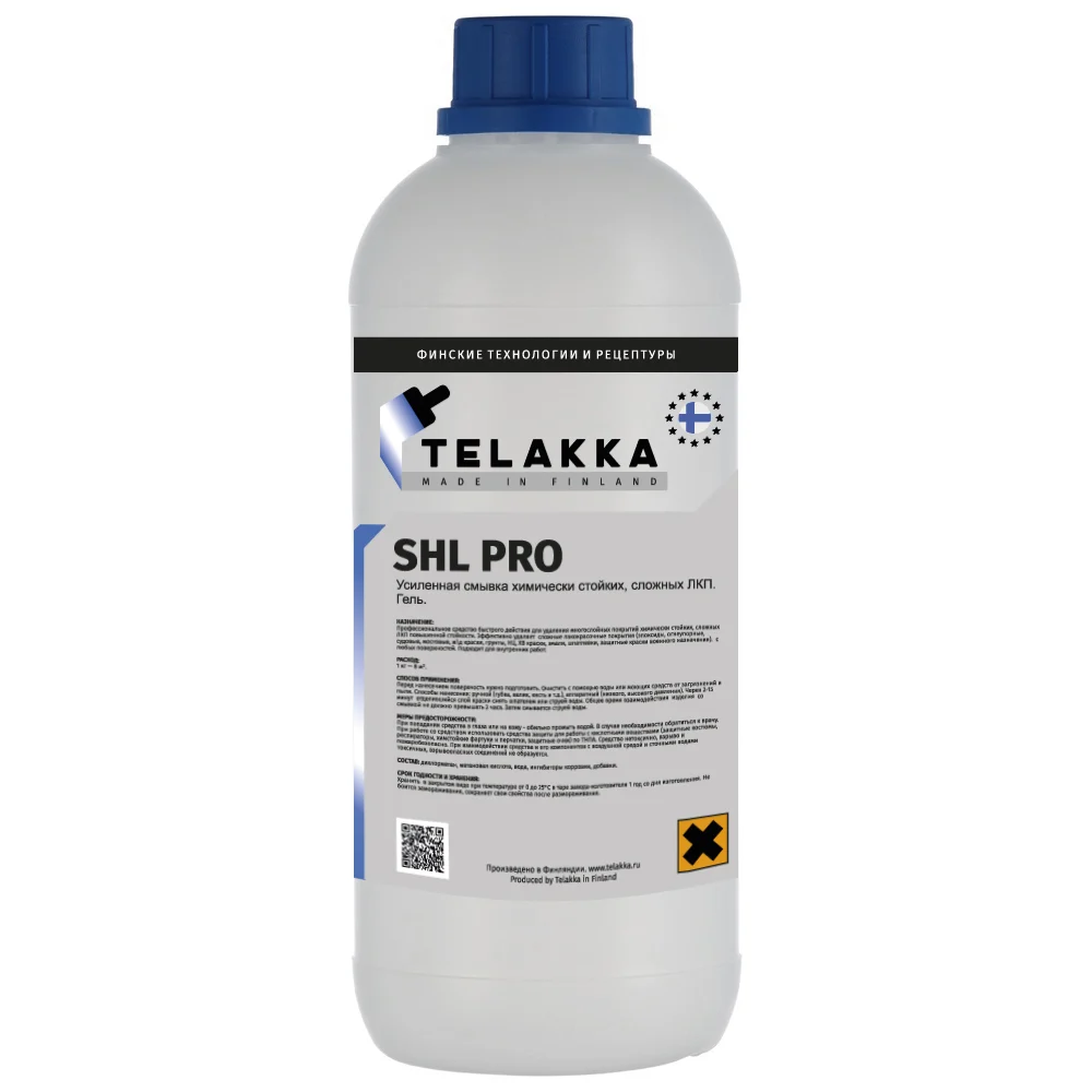 Усиленная смывка химически стойких ЛКП Telakka SHL PRO