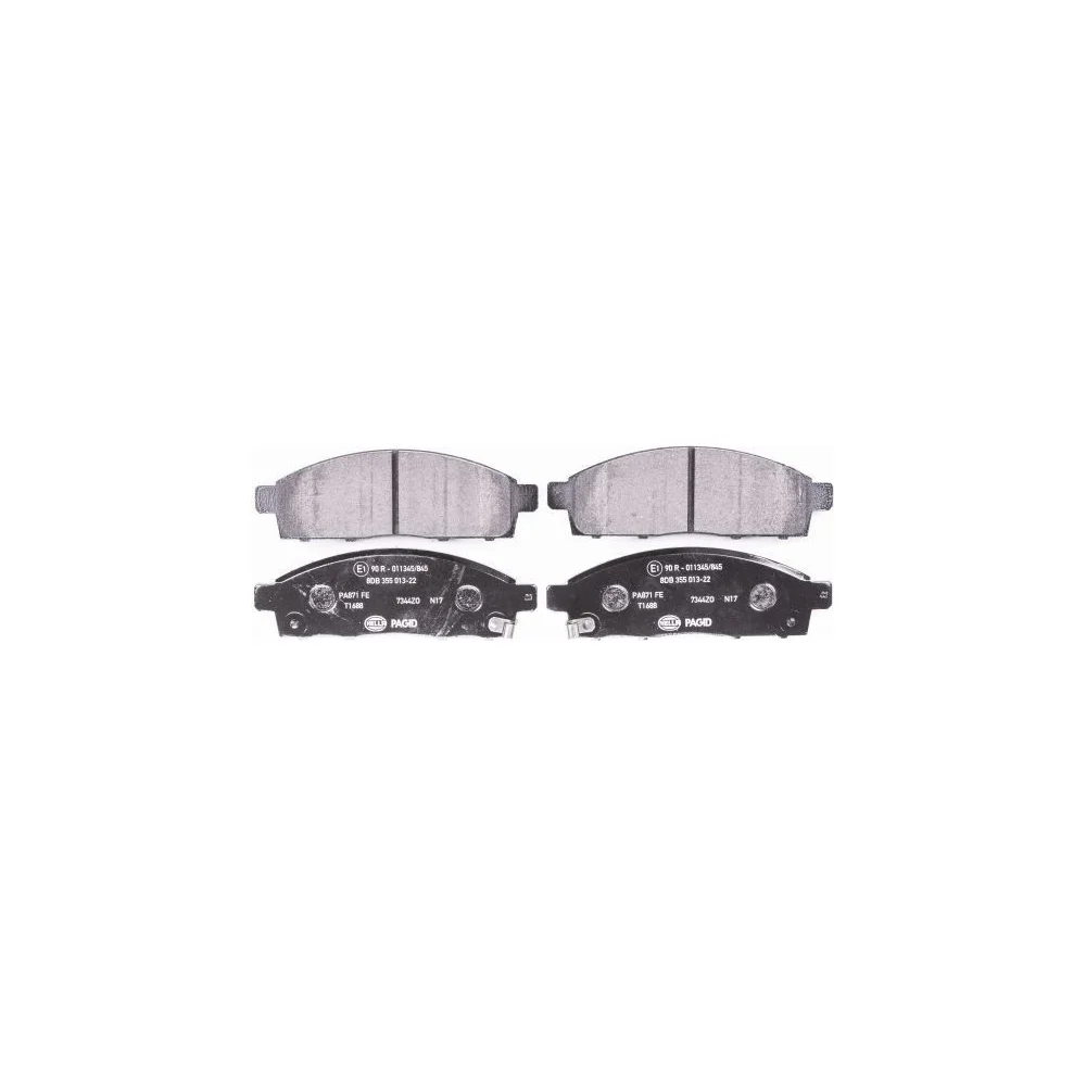 Тормозные колодки Hella 8DB 355 028-611