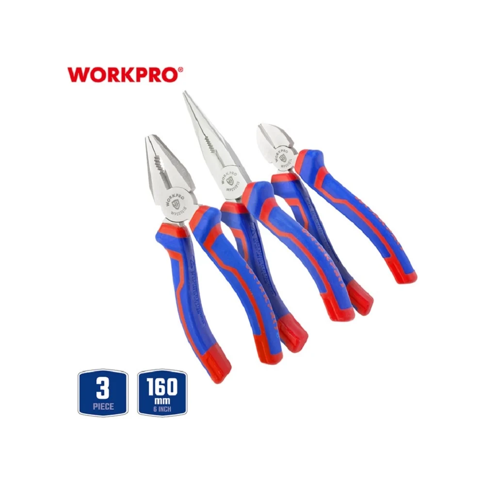 Набор губцевого инструмента WORKPRO WP201008