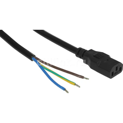 Шнур питания ITK (PC-C13N-2M) C13 проводник.:3x1.5мм2 2м 230В 10А черный