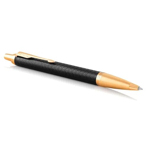Ручка шариковая Parker IM Premium K323 Black GT чернила синий коробка подарочная [1931667]
