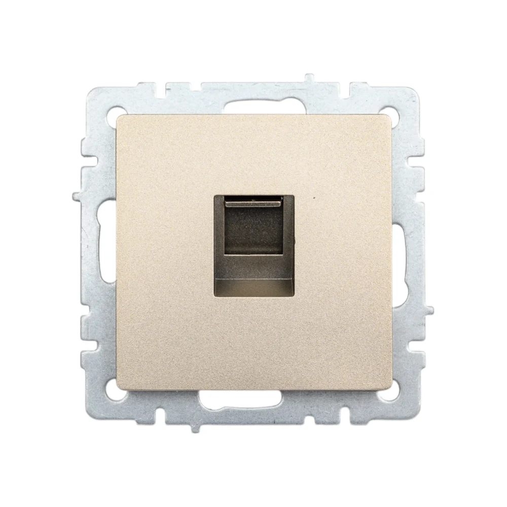 Компьютерная розетка rj45 IEK Brite рк10-брш BR-K10-1-K37