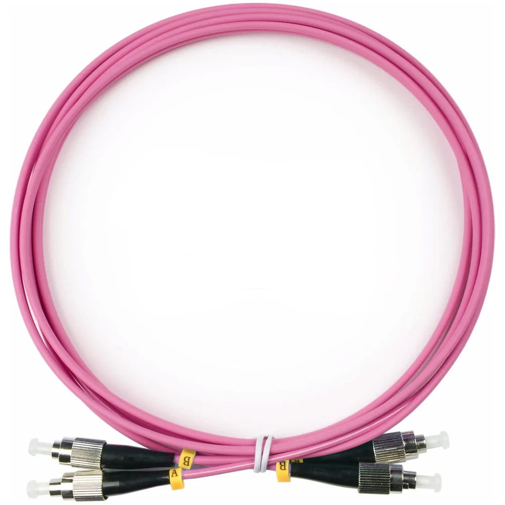 Оптический дуплексный патч-корд TopLan DPC-TOP-OM4-FC/P-FC/P-120