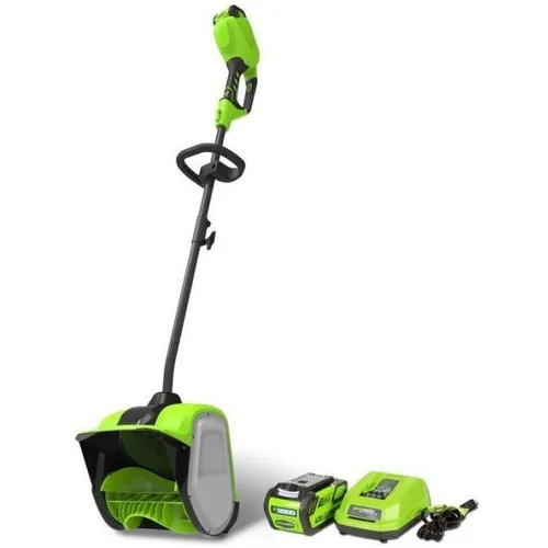 Снегоуборщик GREENWORKS GD40SSK5, аккумуляторный, 5Ач [2600807ug]