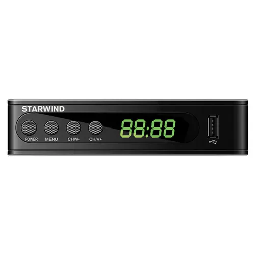 Ресивер DVB-T2 StarWind CT-200, черный