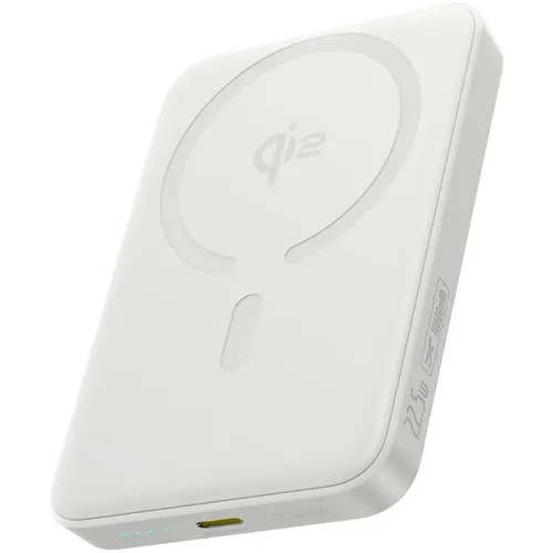 Внешний аккумулятор (Power Bank) BASEUS EnerFill FM12 Qi2, 10000мAч, белый [e0028501]
