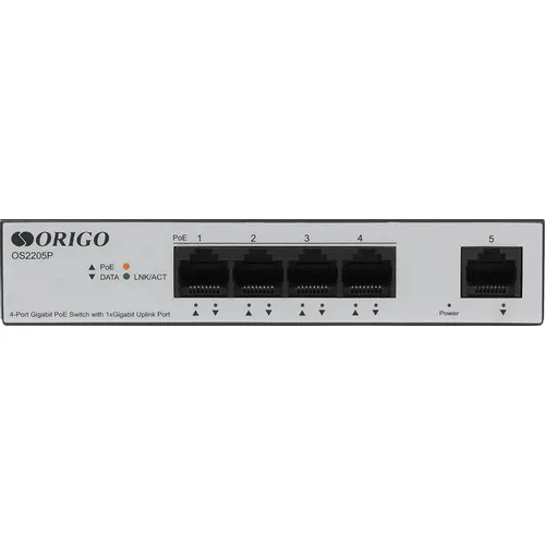 Коммутатор ORIGO OS2205P/60W, неуправляемый [os2205p/60w/a1a]