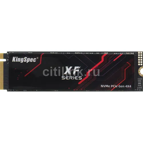 SSD накопитель KINGSPEC XF-512 512ГБ, M.2 2280, PCIe 4.0 x4, NVMe, M.2