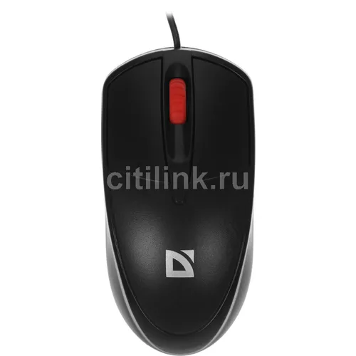 Мышь проводная Defender Icon MB-057, оптическая, USB, 1000dpi, черный [52057]